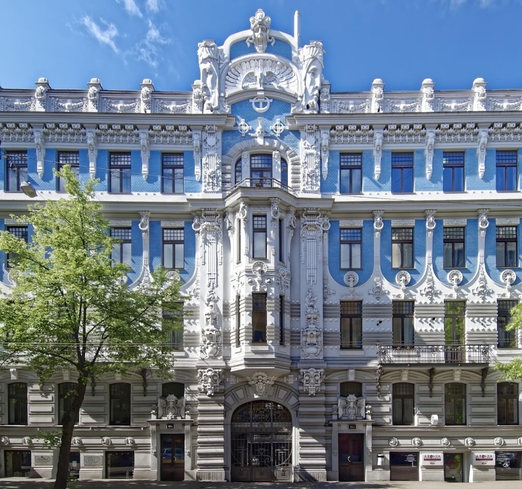 latvia, riga, neustadt, art nouveau, architecture, building, house facade, city, latvia, latvia, riga, riga, riga, riga, riga